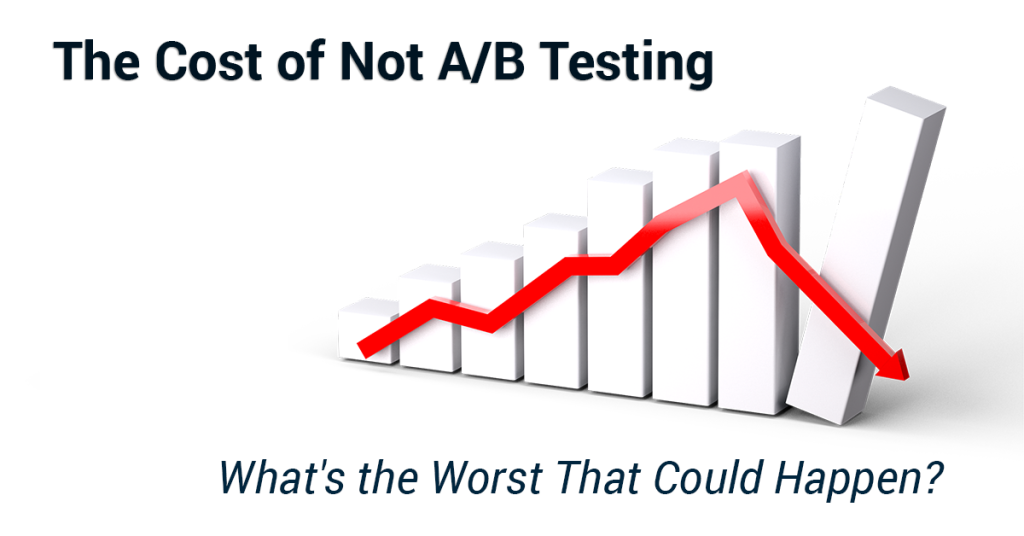 The cost of not a/b testing