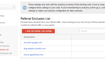 Referral Exclusion List