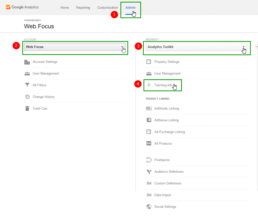 Google Analytics Tracking Code