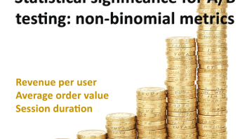 Non-Binomial Significance - Revenue, Per User Metrics