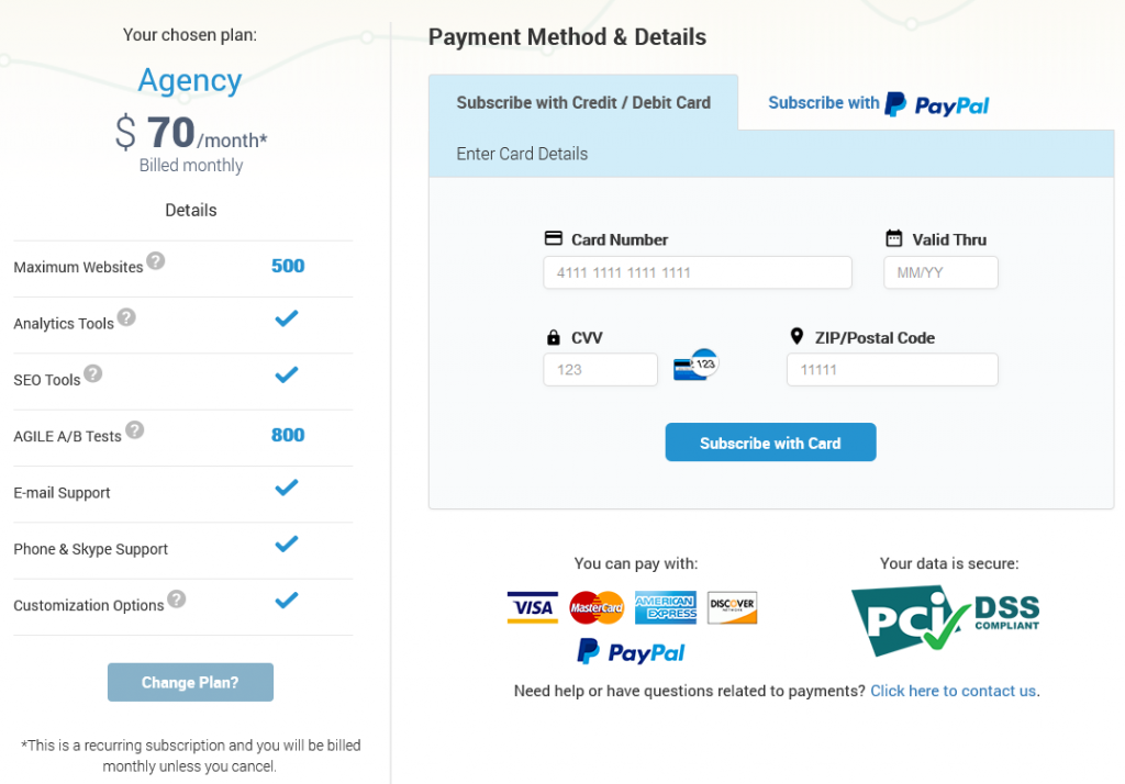 The purchase screen at Analytics-Toolkit.com (where we did not test)